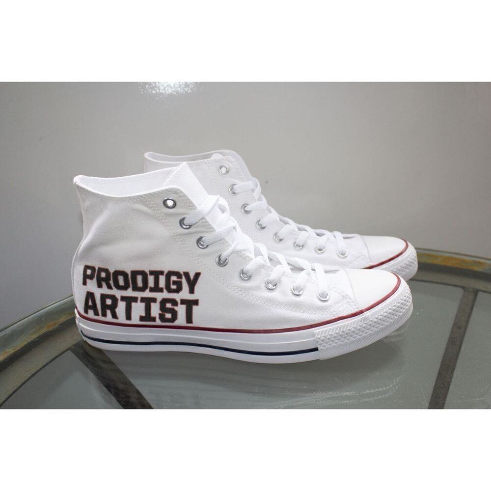 RARE Prodigy Artist x Converse All Star High Top chucks US Mens 11.5 women 13.5
